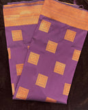 Elegant Dark Green Banarasi Silk Saree with Rich Copper Zari Motifs and Traditional Border