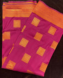 Elegant Dark Green Banarasi Silk Saree with Rich Copper Zari Motifs and Traditional Border